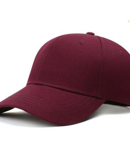 Structured Curved Visor Baseball Cap Six Panel