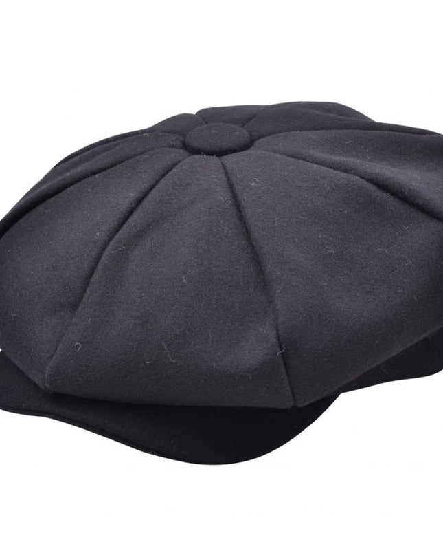 Peaky Blinder Style Big Apple Wool Newsboy Cap