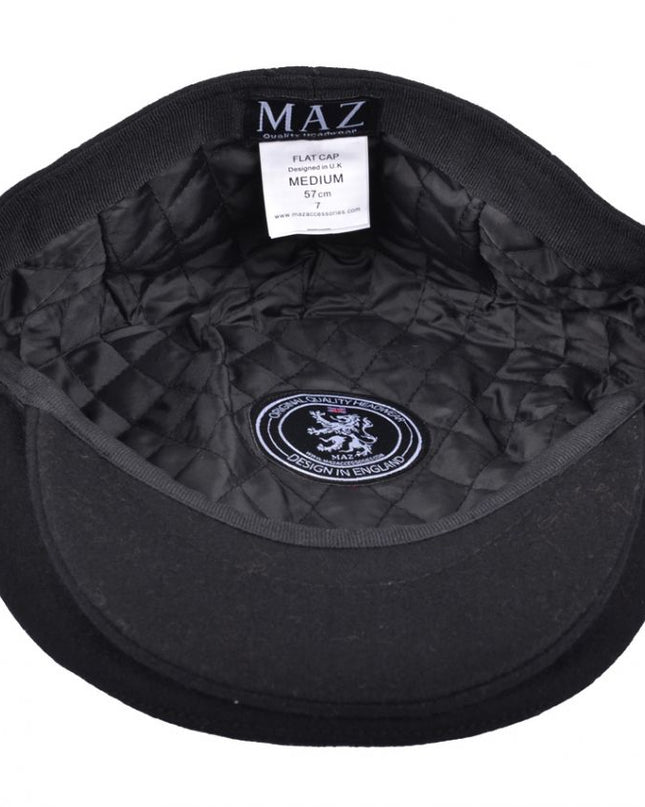 Men Wool Flat Cap Classic Gatsby Cap