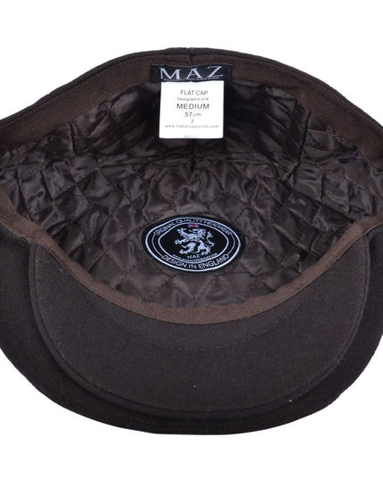 Men Wool Flat Cap Classic Gatsby Cap