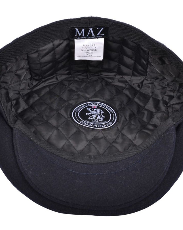 Men Wool Flat Cap Classic Gatsby Cap