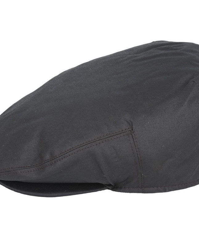 Men Water Repellent Oilcloth Flat Cap