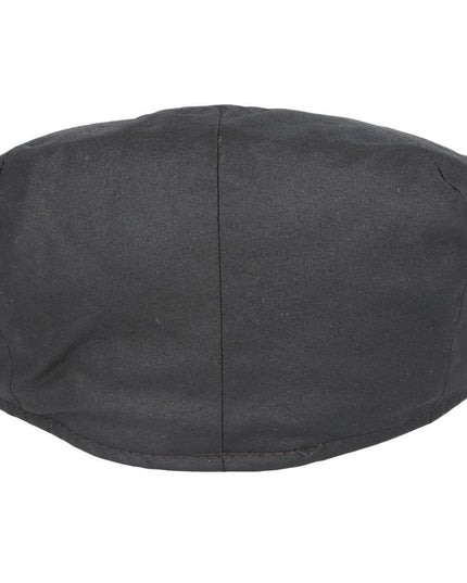 Men Water Repellent Oilcloth Flat Cap