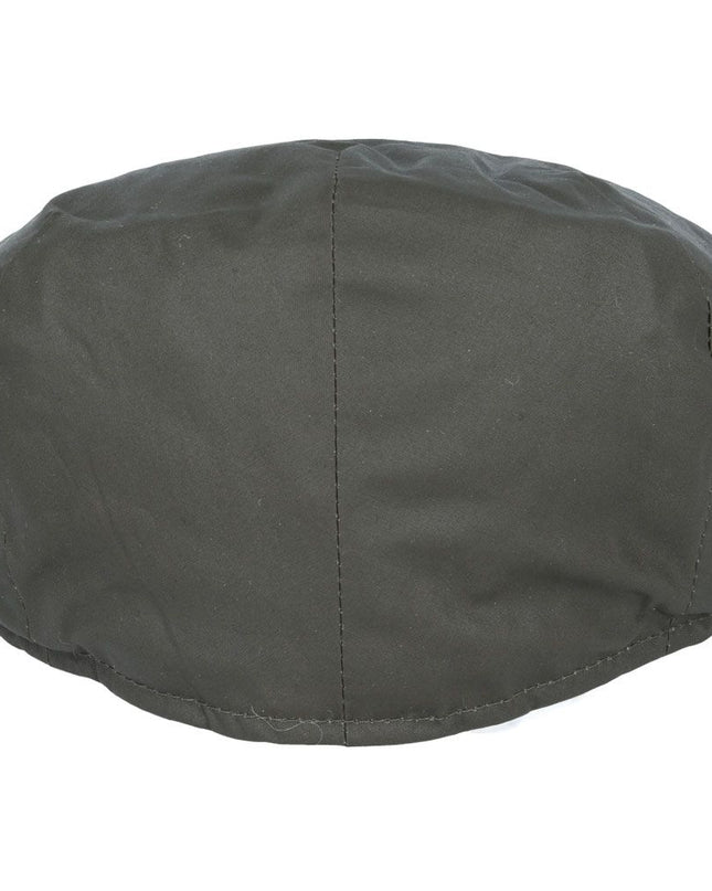 Men Water Repellent Oilcloth Flat Cap