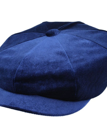 Ladies Fashion Velvet Baker Boy Hat