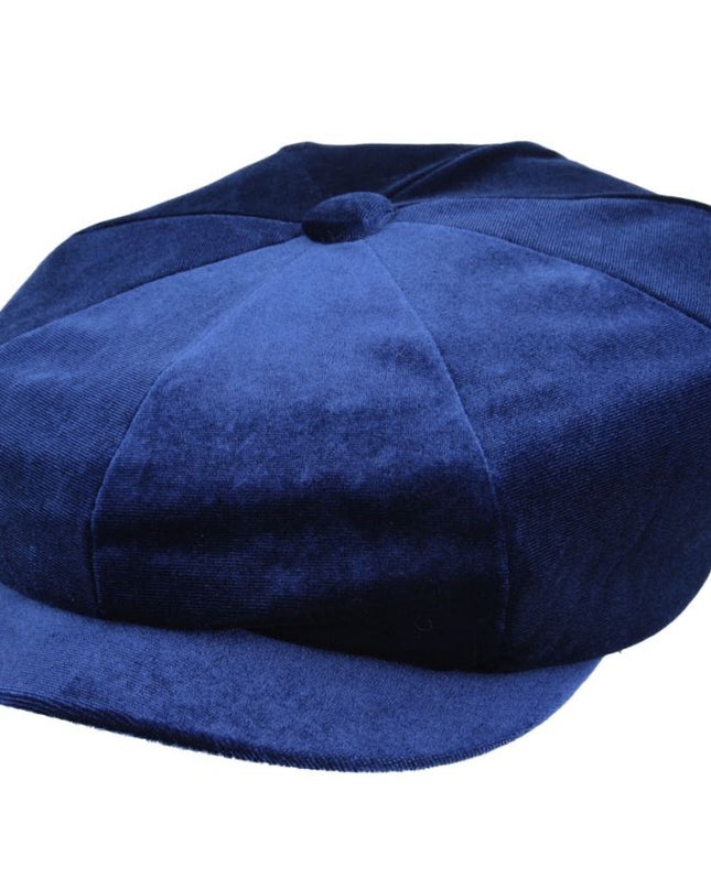 Ladies Fashion Velvet Baker Boy Hat
