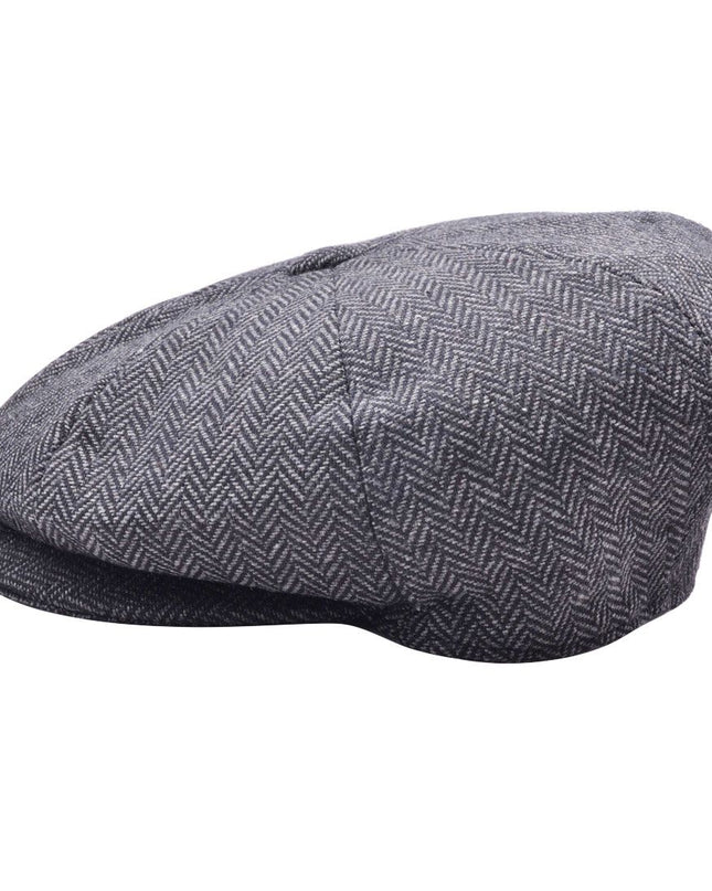 Herringbone Newsboy Cap 8 Panel Classsic Baker Boy Hat