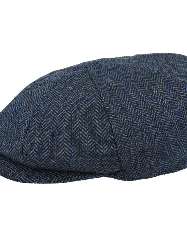Herringbone Newsboy Cap 8 Panel Classsic Baker Boy Hat